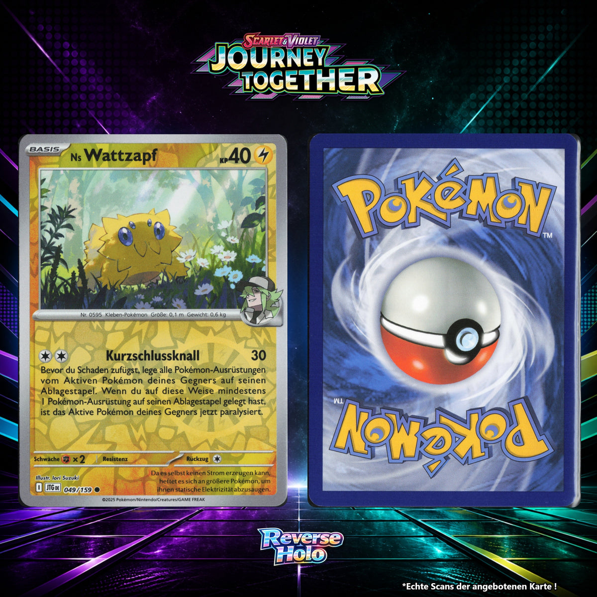 Ns Wattzapf Reverse Holo Energy-Pattern JTG 49/159