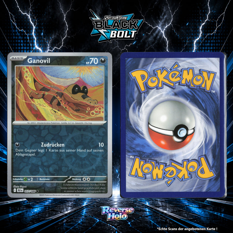 Ganovil Reverse Holo Energy-Pattern BLK 57/86