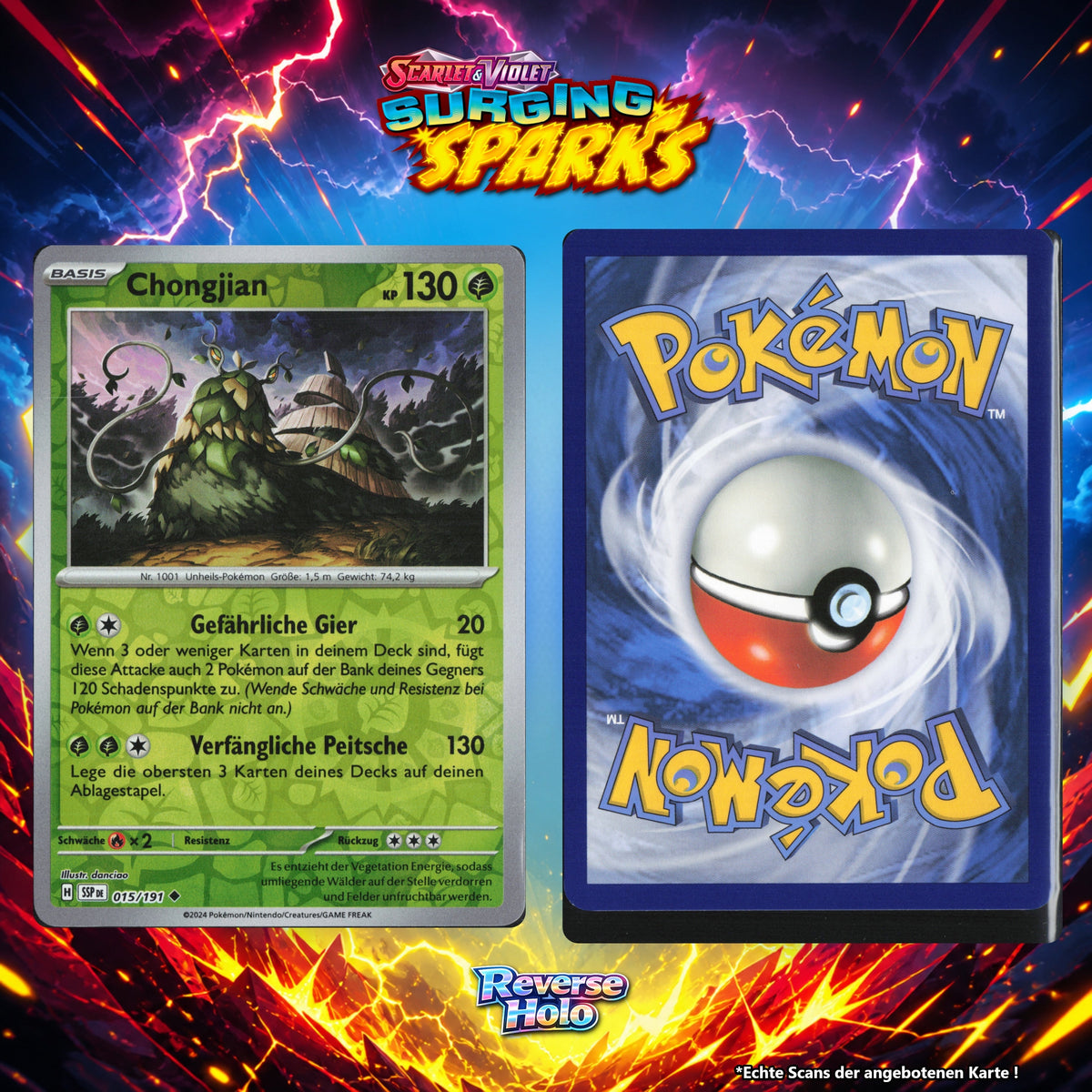 Chongjian Reverse Holo Energy-Pattern SSP 15/191