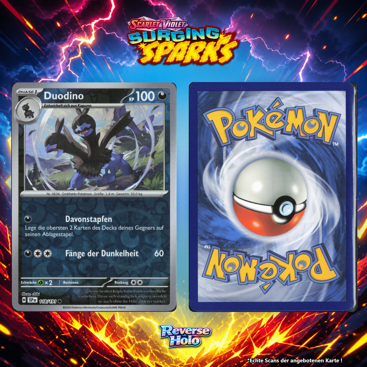 Duodino Reverse Holo Energy-Pattern SSP 118/191