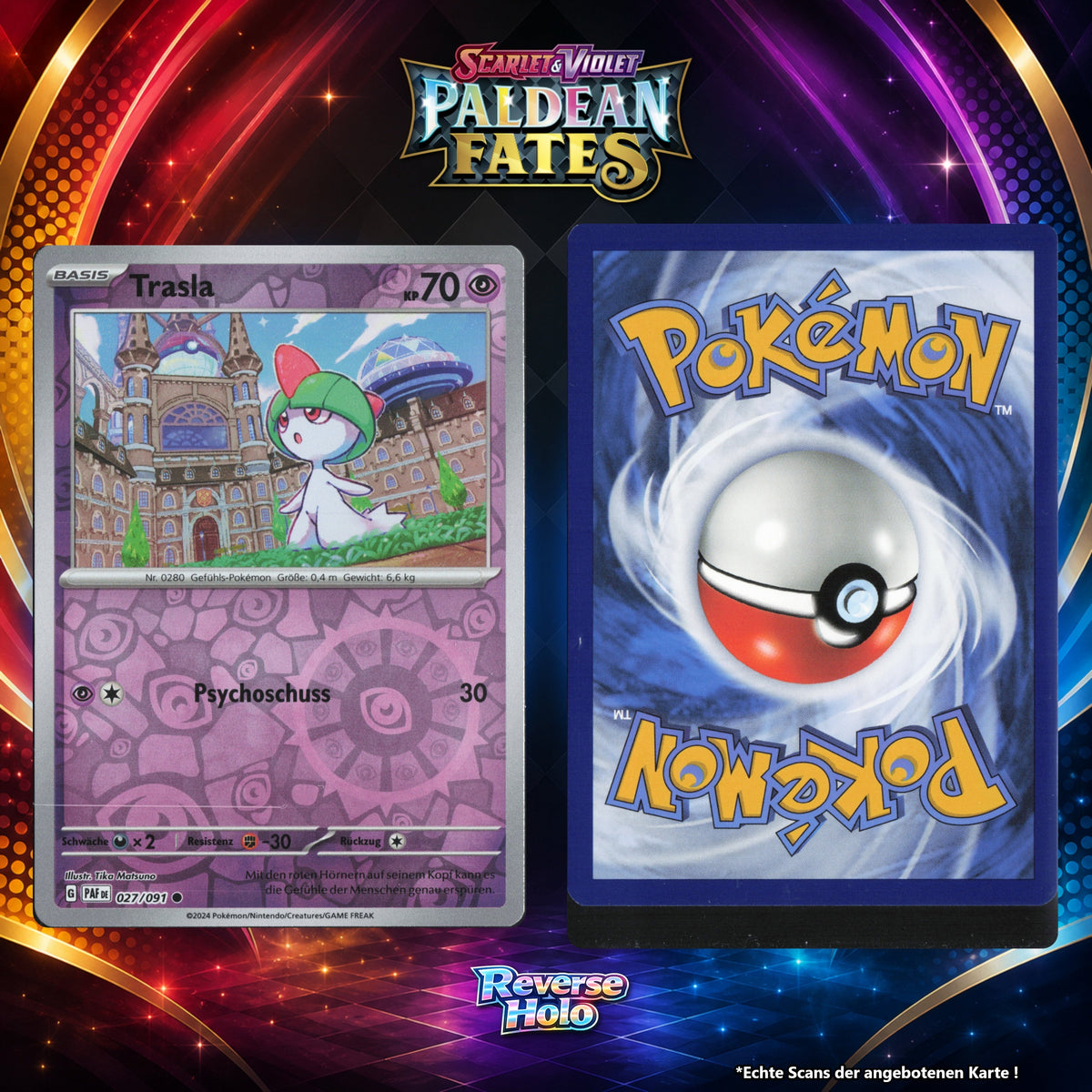Trasla Reverse Holo Energy-Pattern PAF 27/91
