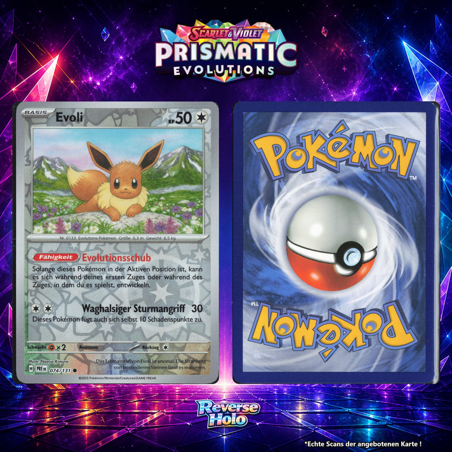 Evoli Reverse Holo Energy-Pattern PRE 74/131
