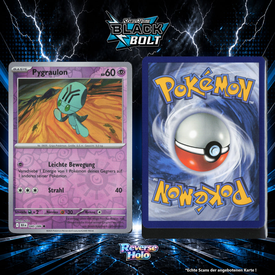 Pygraulon Reverse Holo Energy-Pattern BLK 40/86