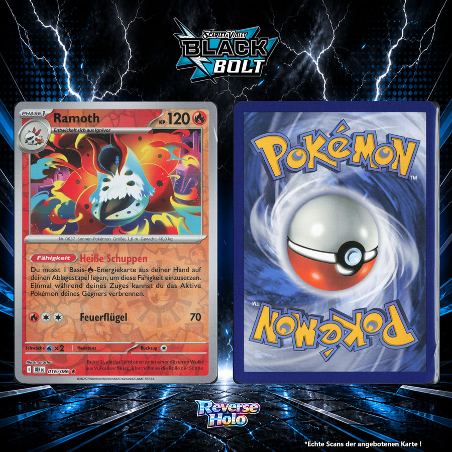 Ramoth Reverse Holo Energy-Pattern BLK 16/86