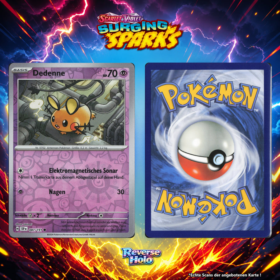 Dedenne Reverse Holo Energy-Pattern SSP 87/191