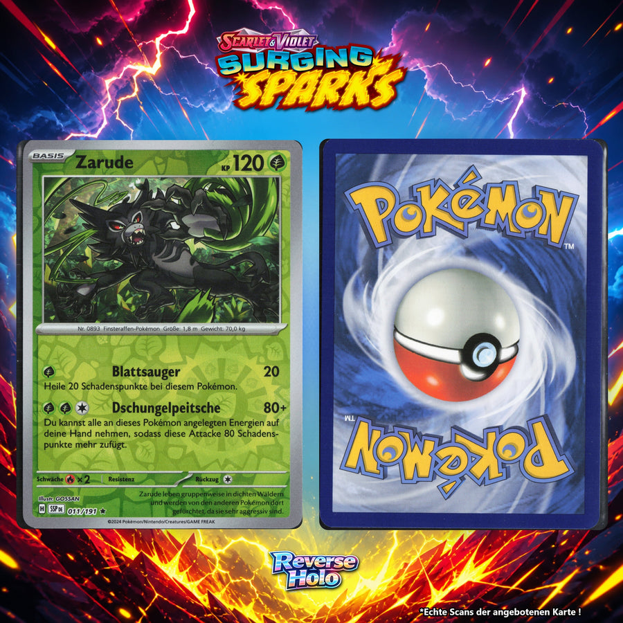 Zarude Reverse Holo Energy-Pattern SSP 11/191