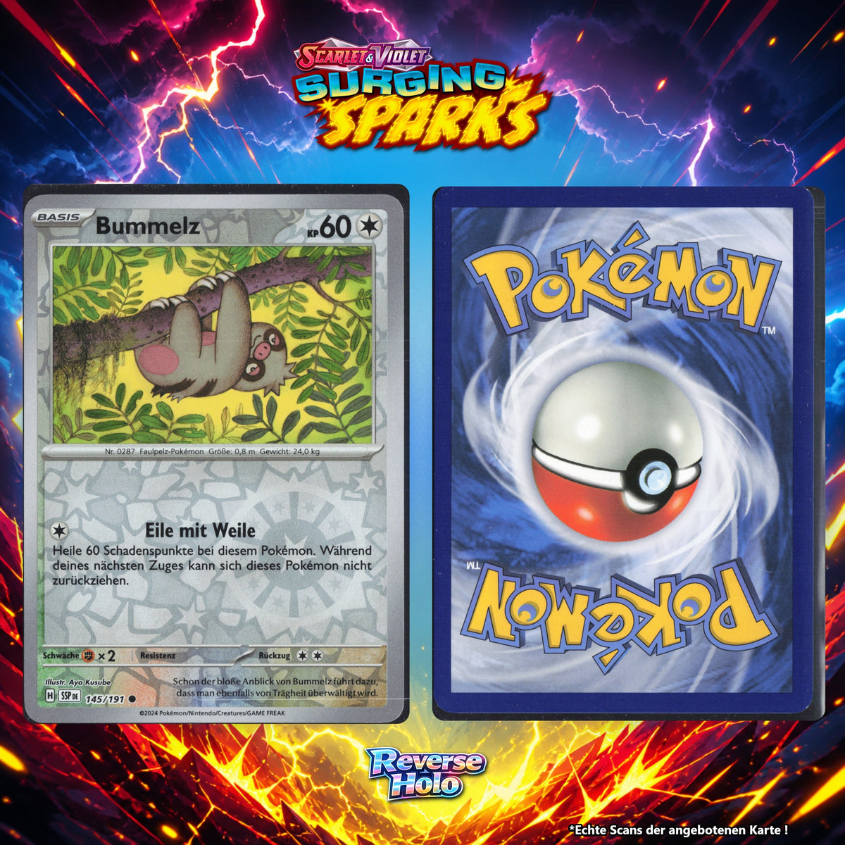 Bummelz Reverse Holo Energy-Pattern SSP 145/191