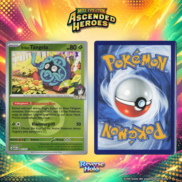 Erikas Tangela Reverse Holo Energy-Pattern ASC 7/217