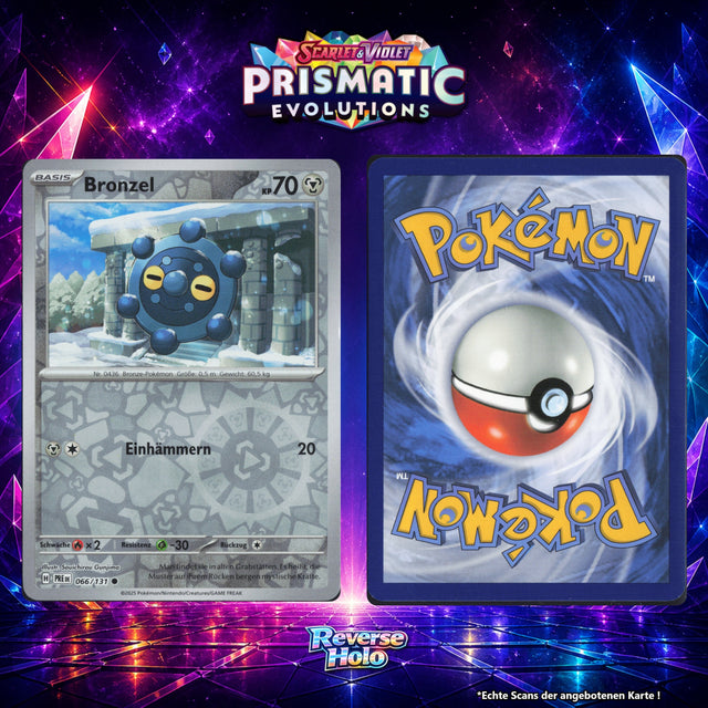 Bronzel Reverse Holo Energy-Pattern PRE 66/131