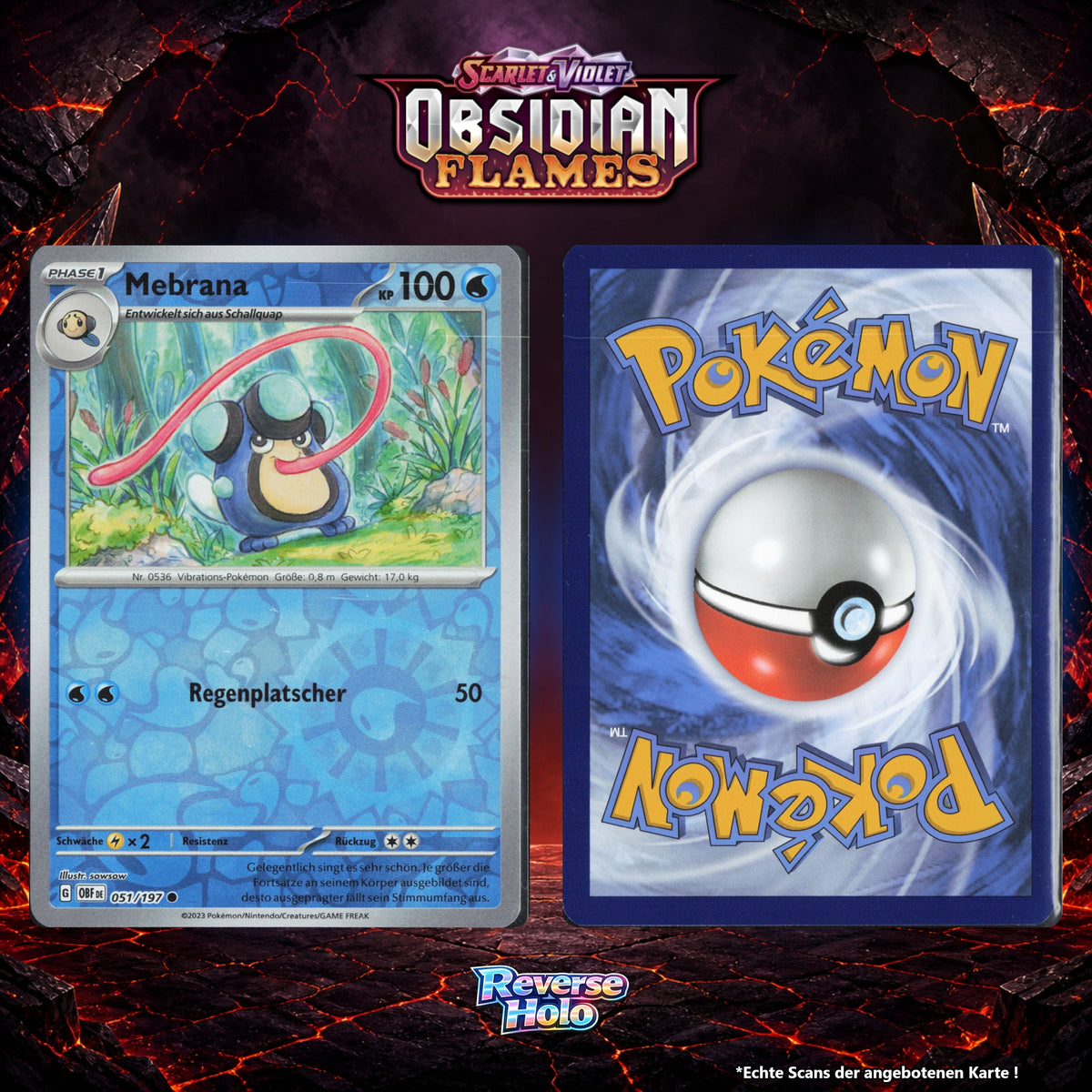Mebrana Reverse Holo Energy-Pattern OBF 51/197
