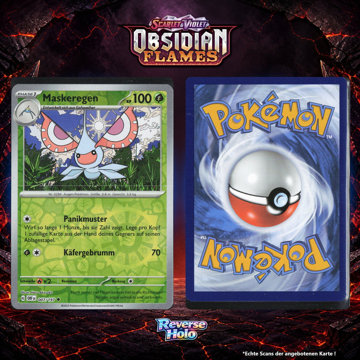 Maskeregen Reverse Holo Energy-Pattern OBF 7/197