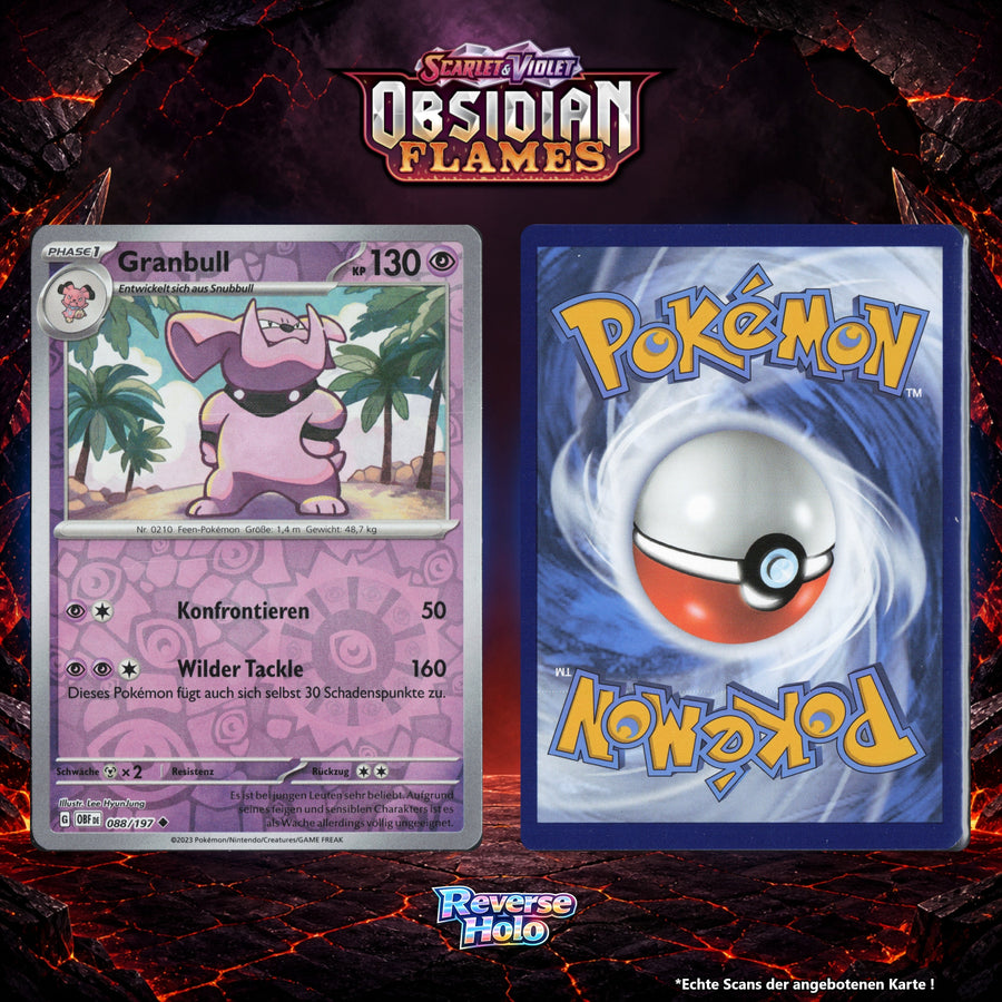 Granbull Reverse Holo Energy-Pattern OBF 88/197