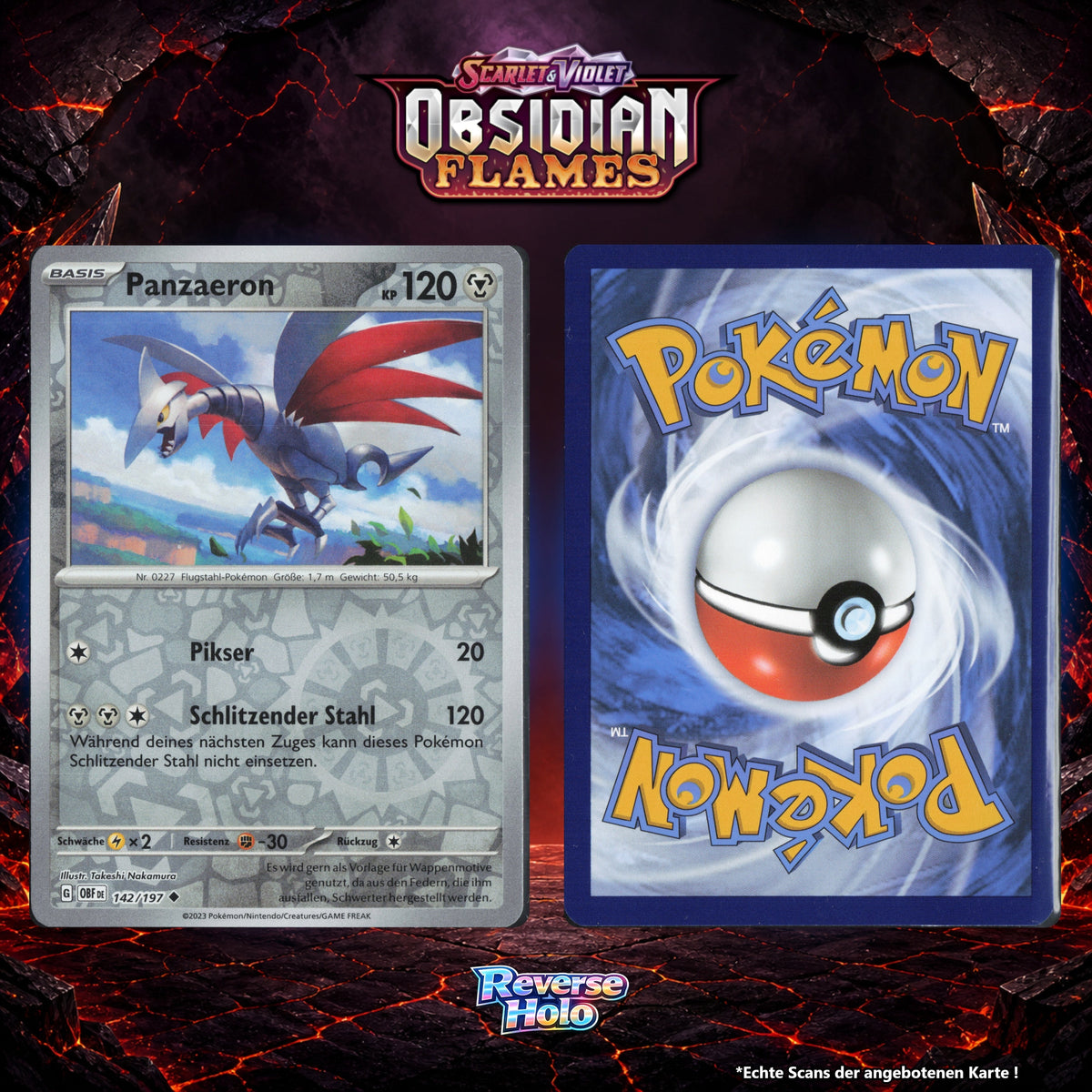 Panzaeron Reverse Holo Energy-Pattern OBF 142/197
