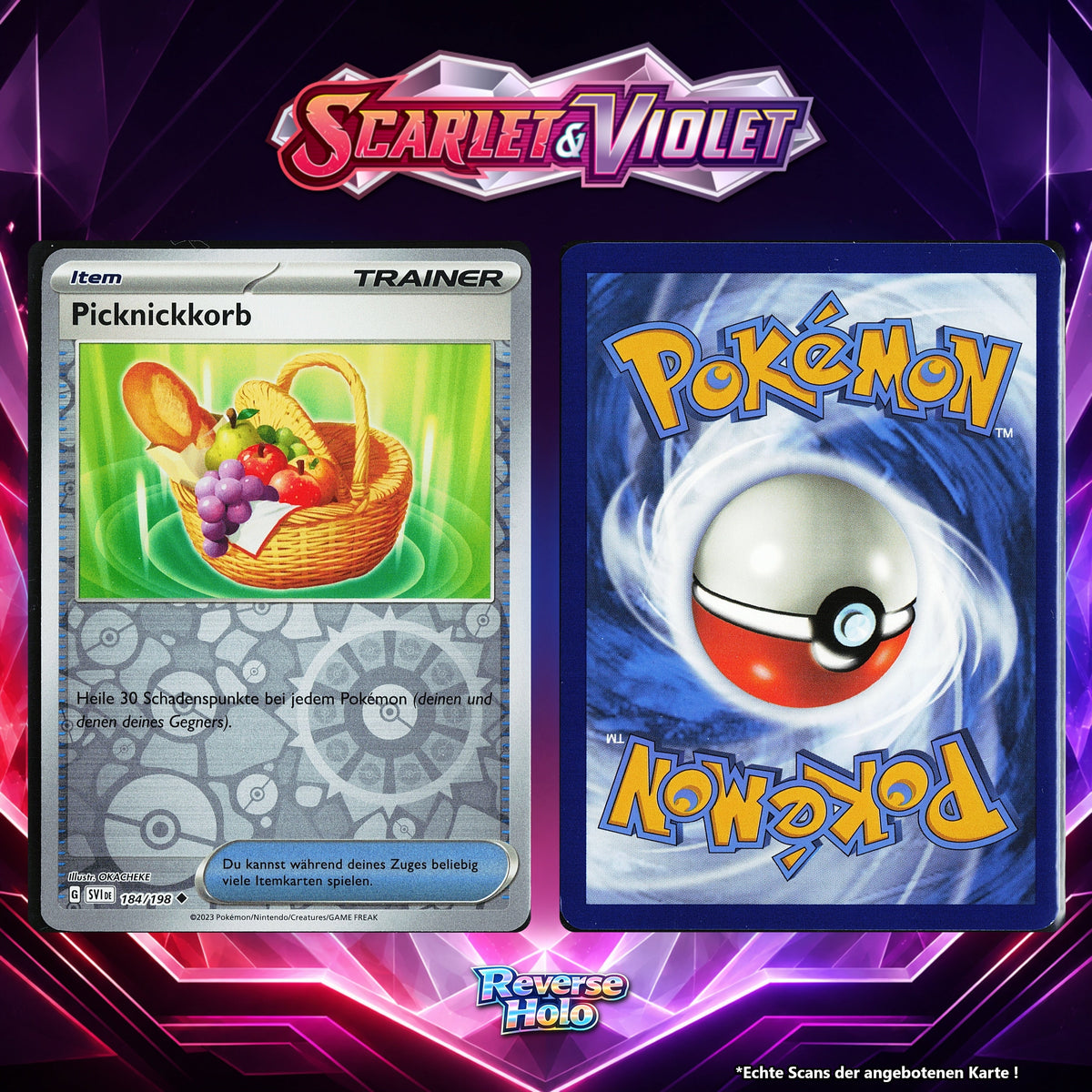 Picknickkorb Reverse Holo Energy-Pattern SVI 184/198