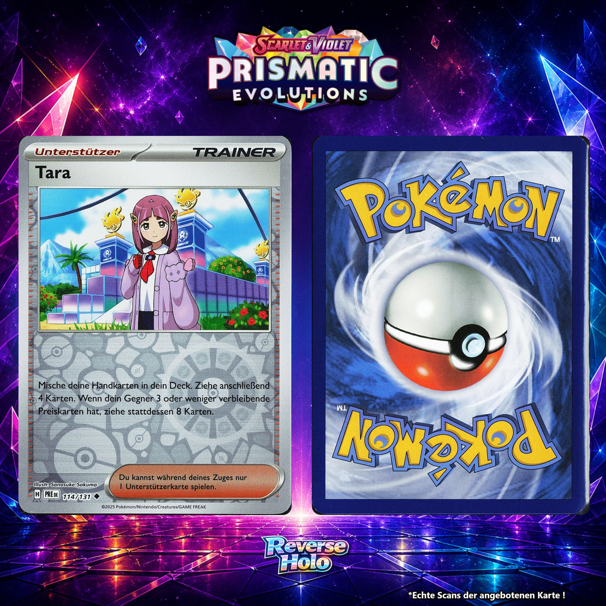 Tara Reverse Holo Energy-Pattern PRE 114/131