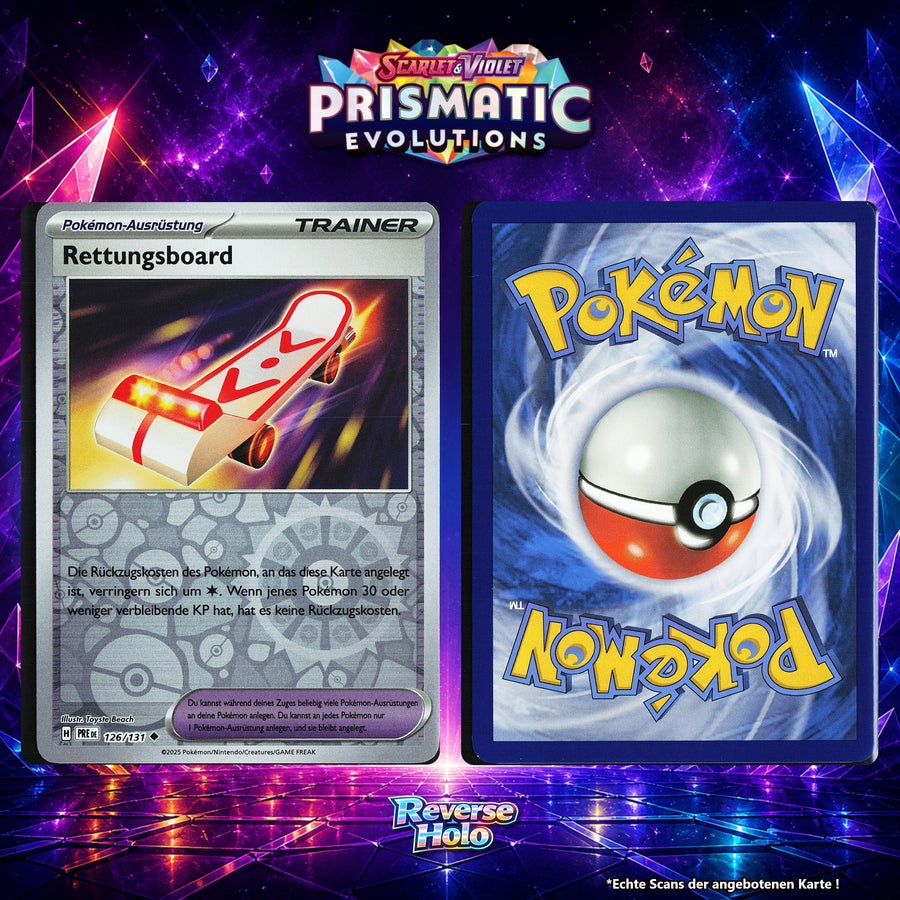 Rettungsboard Reverse Holo Energy-Pattern PRE 126/131