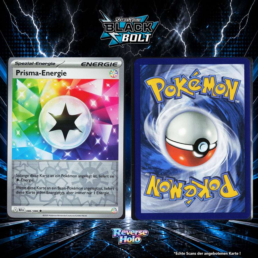 Prisma Energie Reverse Holo Energy-Pattern BLK 86/86