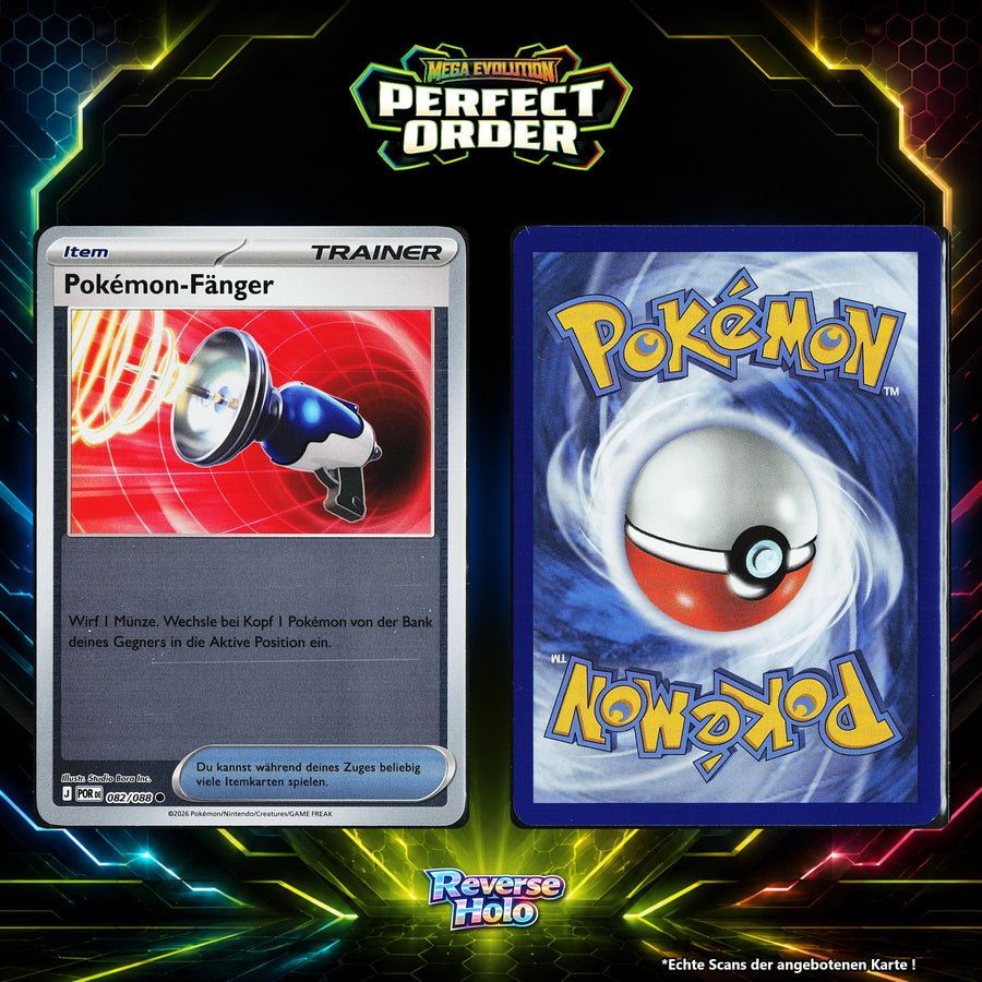 Pokémon Fänger Reverse Holo POR 82/88