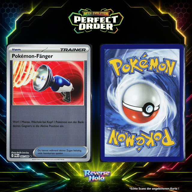 Pokémon Fänger Reverse Holo POR 82/88