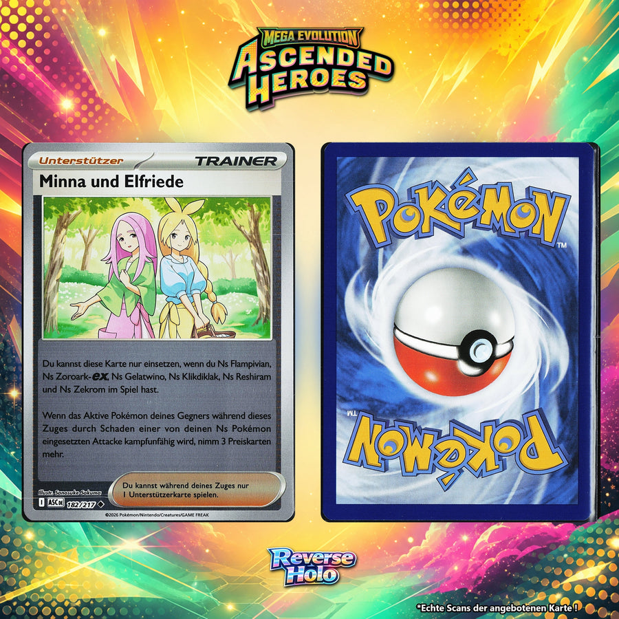 Minna und Elfriede Reverse Holo ASC 182/217