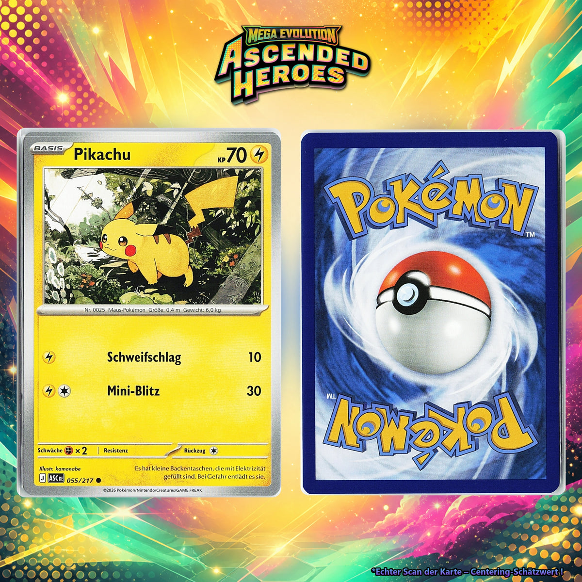 Pikachu front
