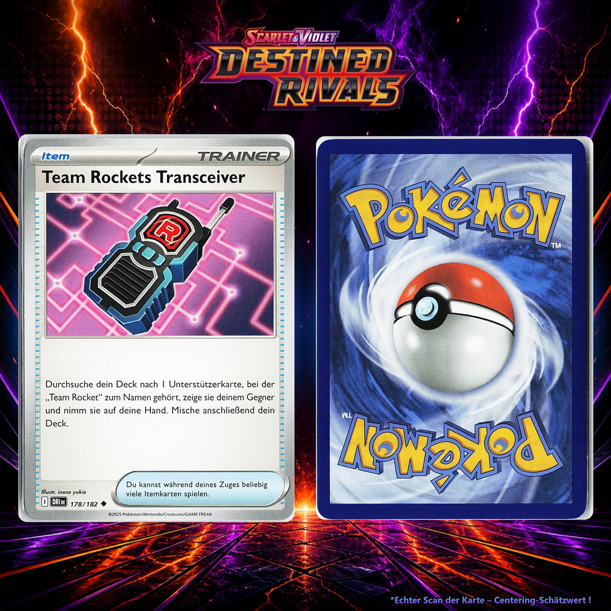 Team Rockets Transceiver front