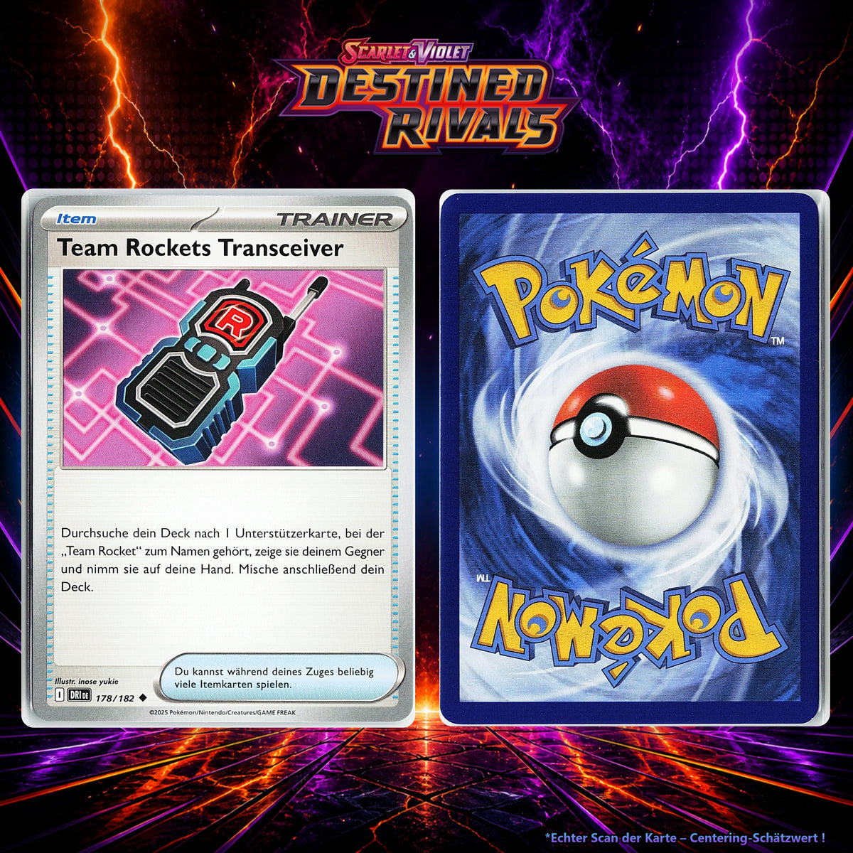 Team Rockets Transceiver front