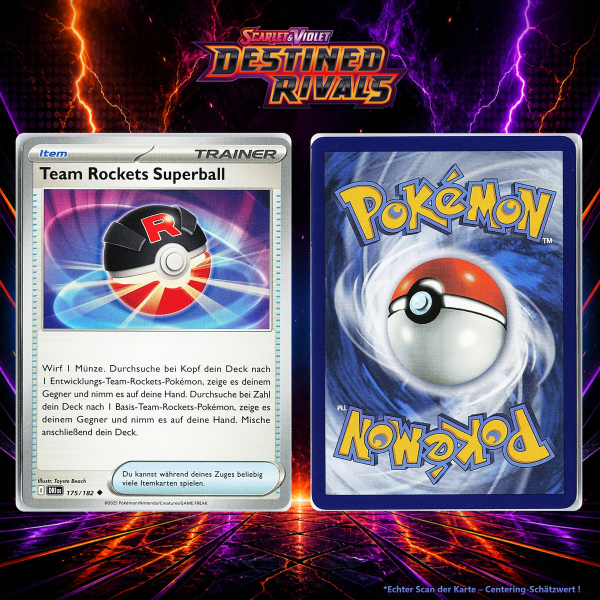 Team Rockets Superball front