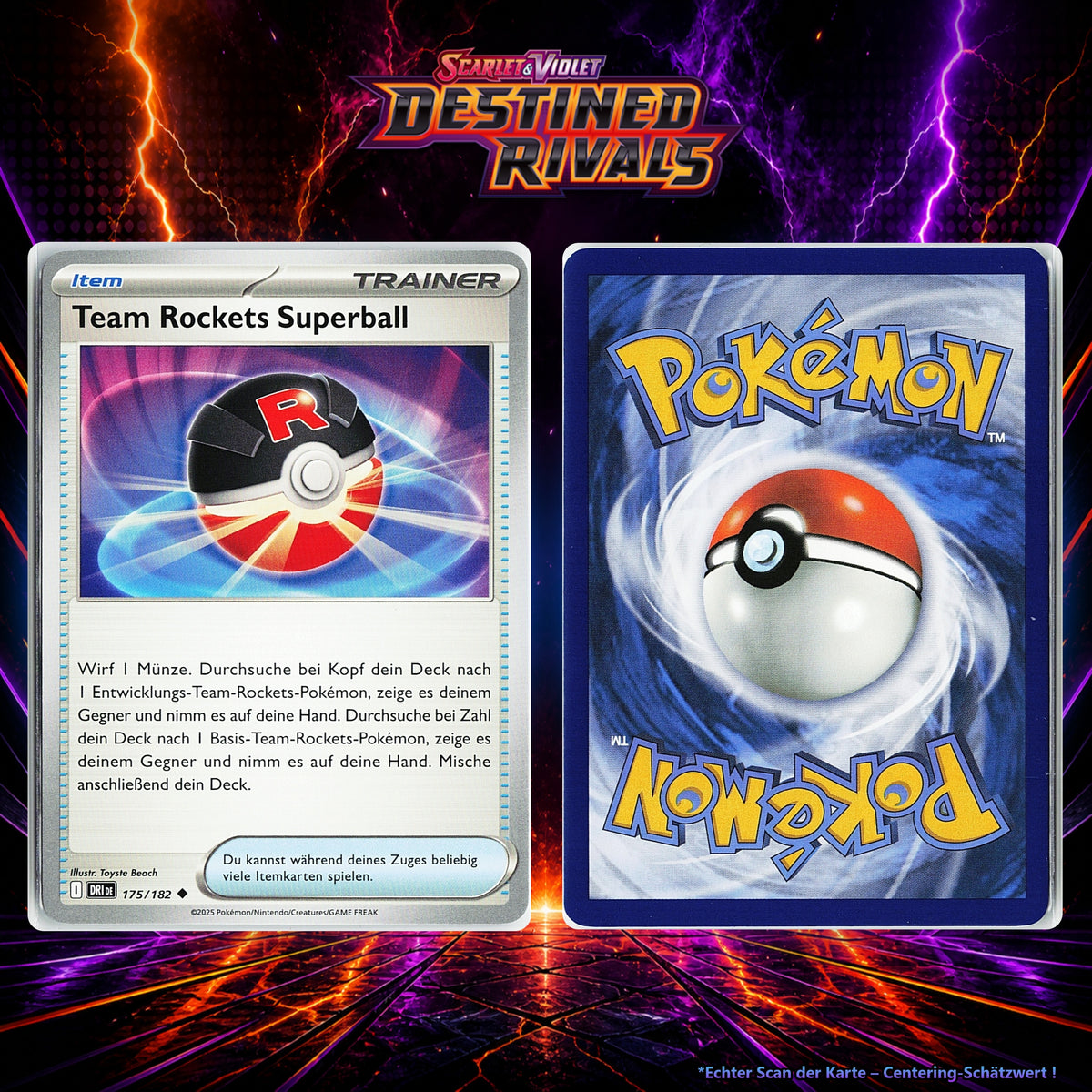Team Rockets Superball front