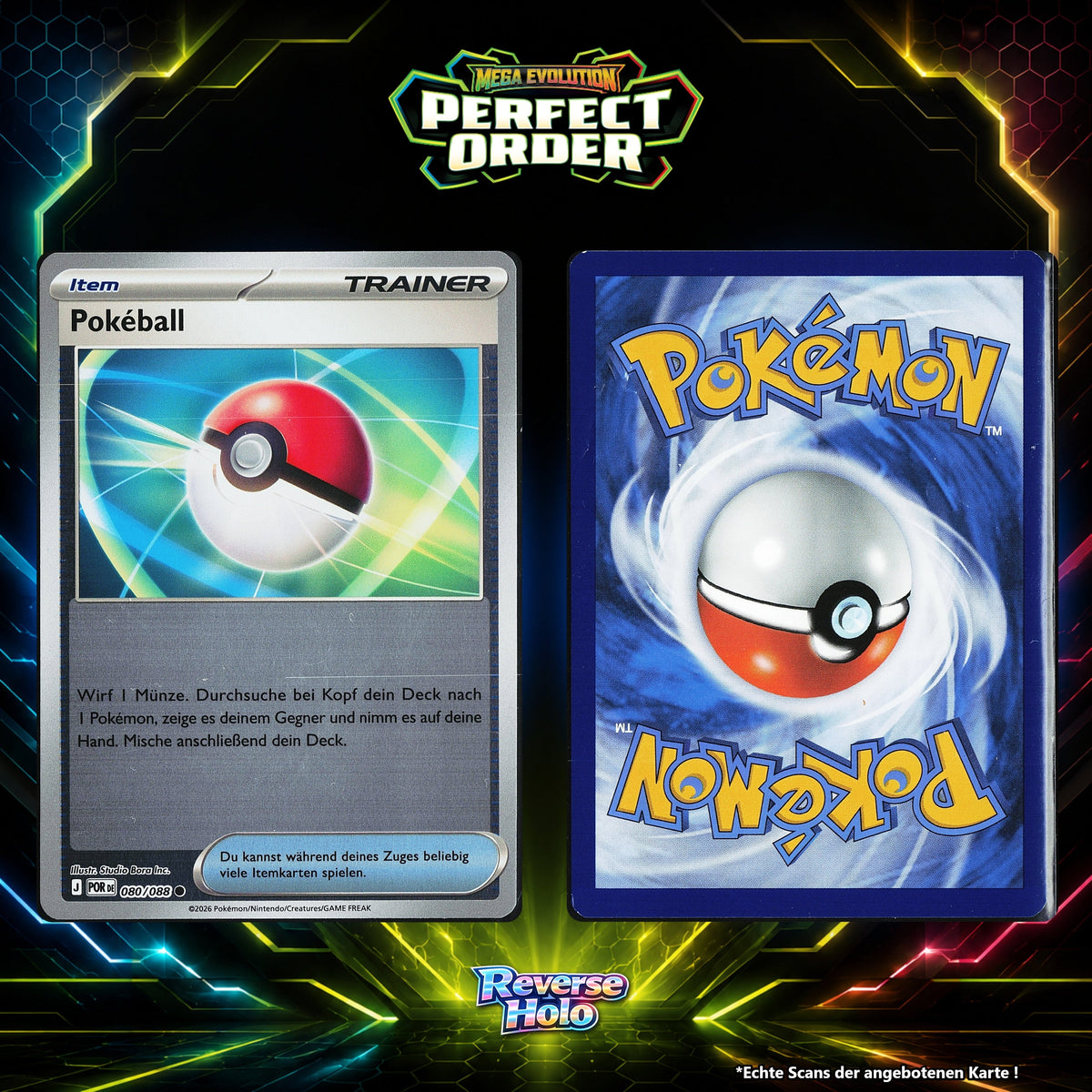 Pokéball Reverse Holo POR 80/88