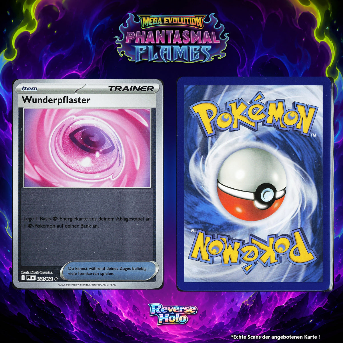 Wunderpflaster Reverse Holo PFL 94/94