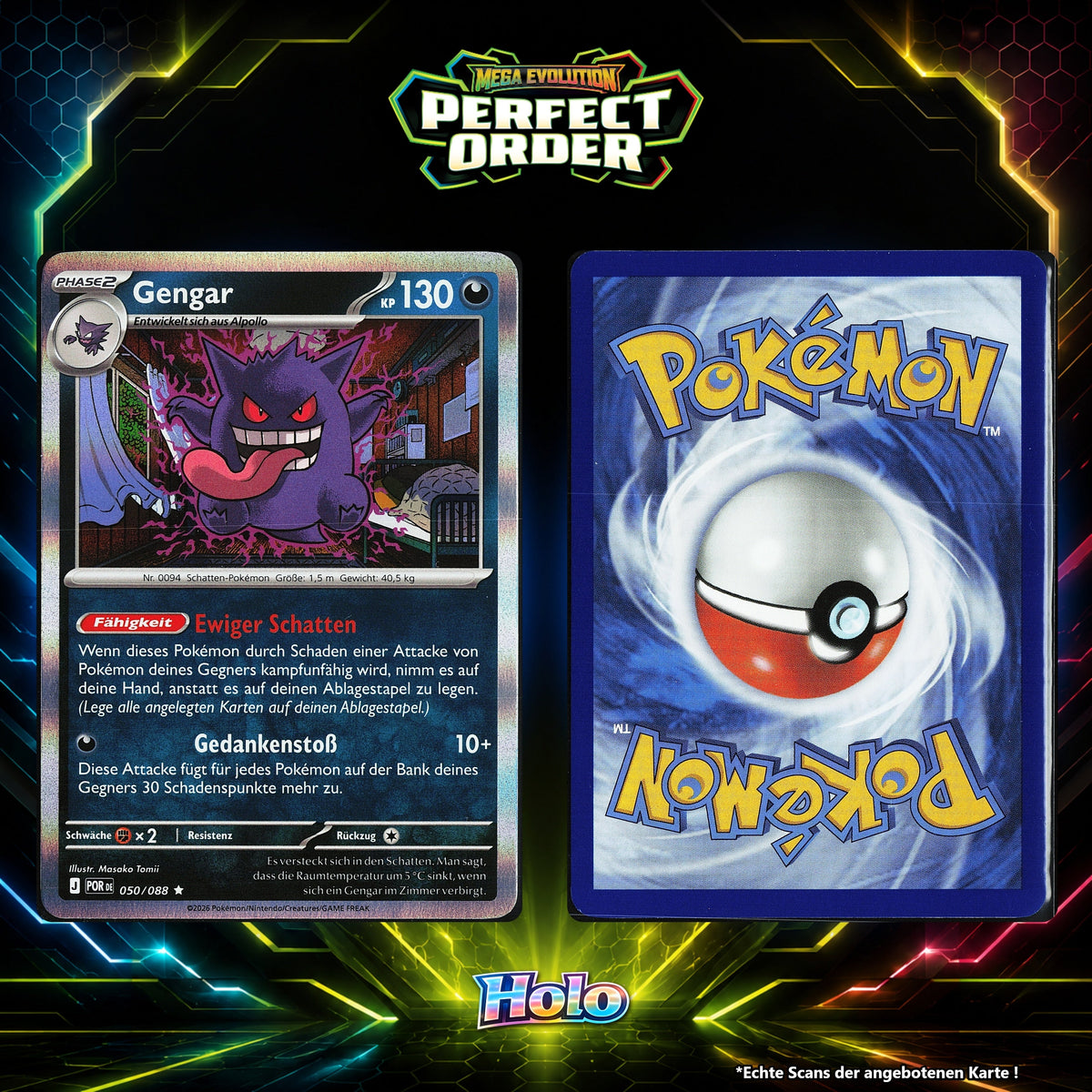 Gengar Holo POR 50/88
