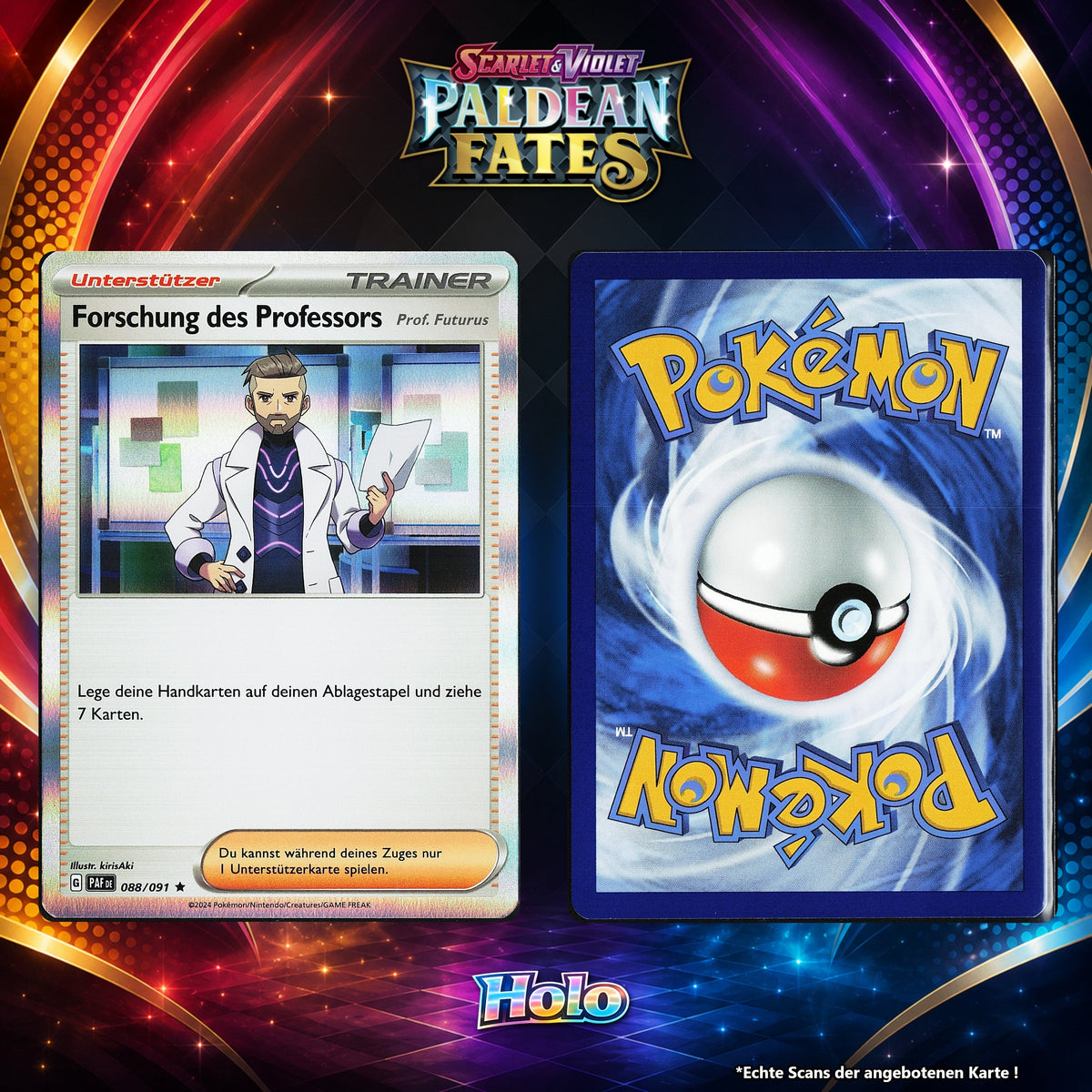 Forschung des Professors Holo PAF 88/91