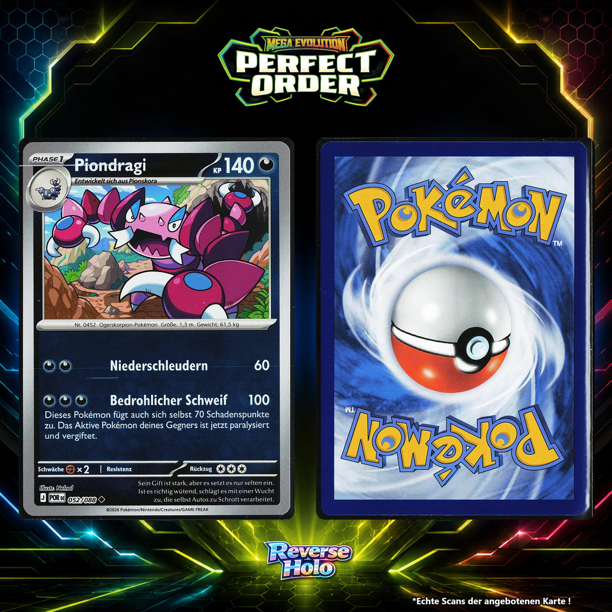Piondragi Reverse Holo POR 52/88