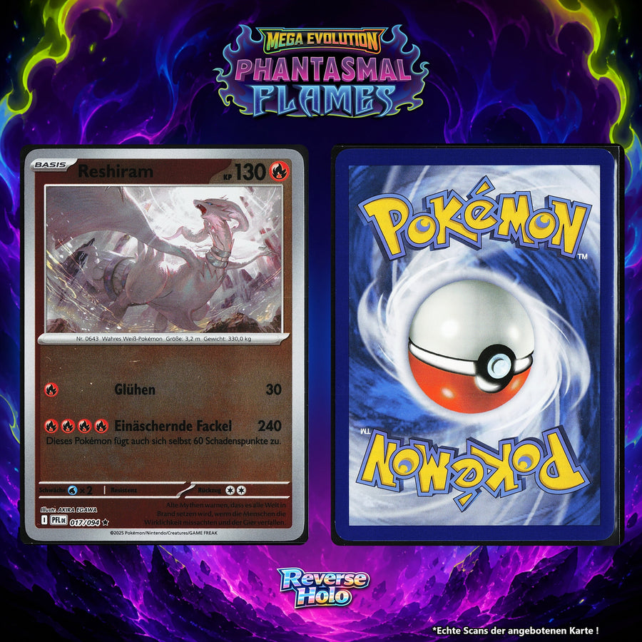 Reshiram Reverse Holo PFL 17/94
