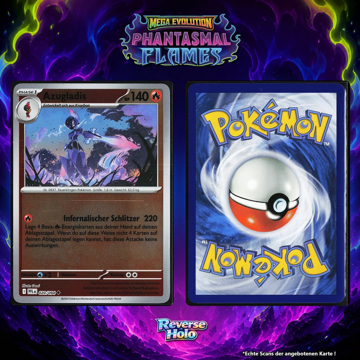 Azugladis Reverse Holo PFL 20/94
