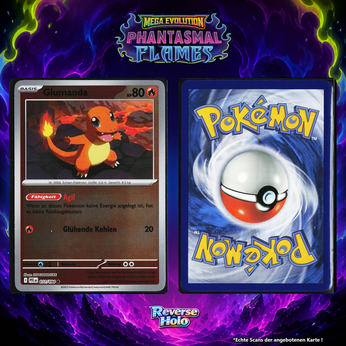 Glumanda Reverse Holo PFL 11/94