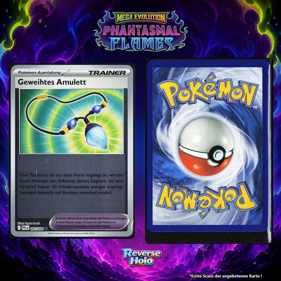 Geweihtes Amulett Reverse Holo PFL 93/94