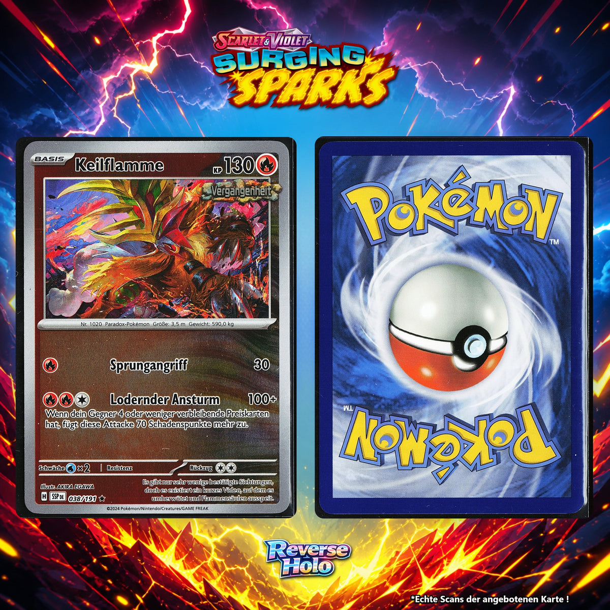 Keilflamme Reverse Holo SSP 38/191