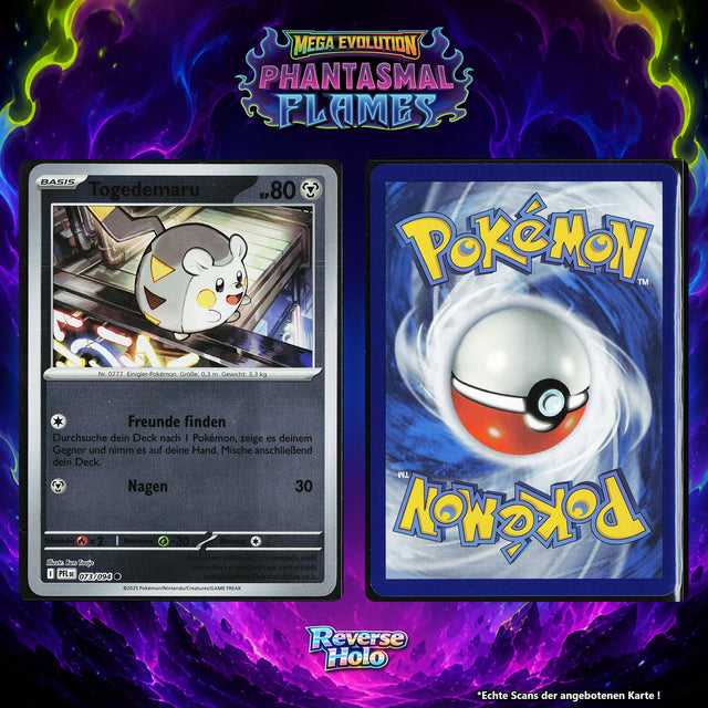Togedemaru Reverse Holo PFL 73/94
