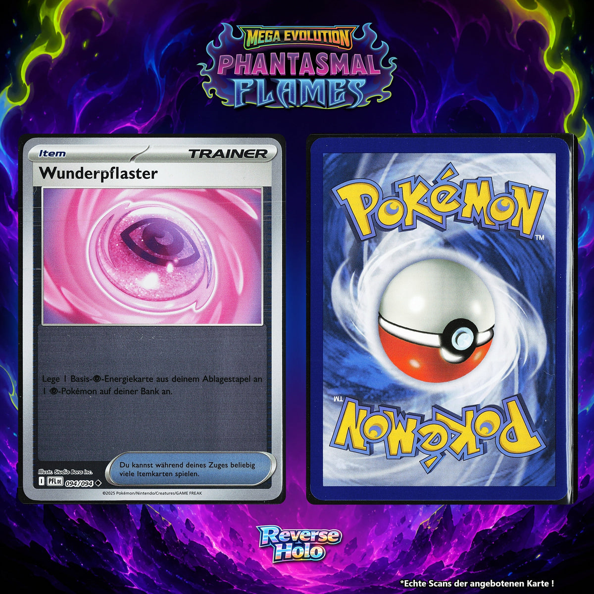 Wunderpflaster Reverse Holo PFL 94/94