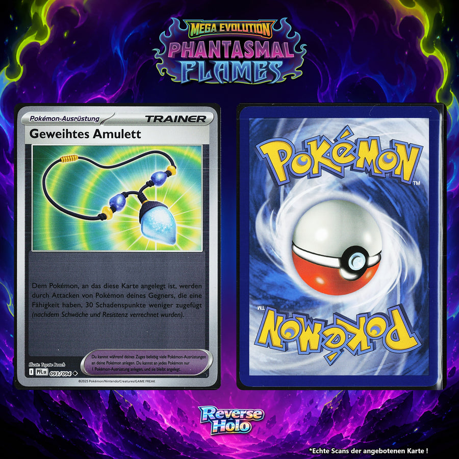 Geweihtes Amulett front