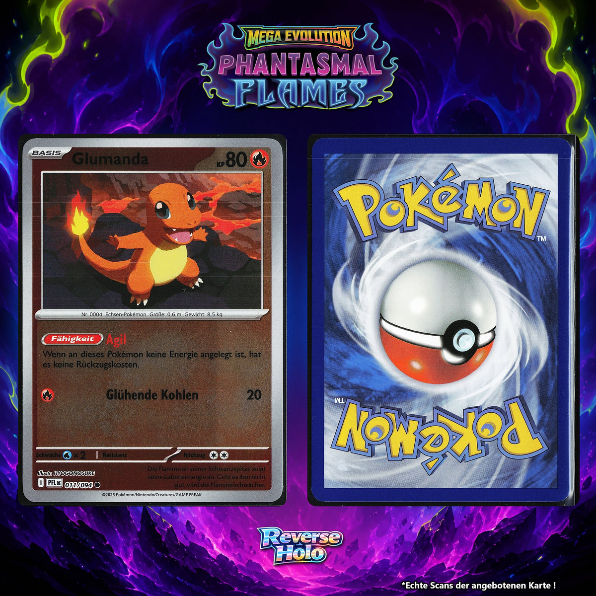Glumanda Reverse Holo PFL 11/94