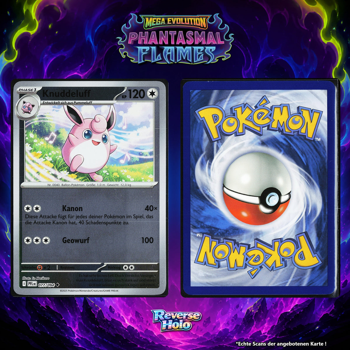 Knuddeluff Reverse Holo PFL 77/94