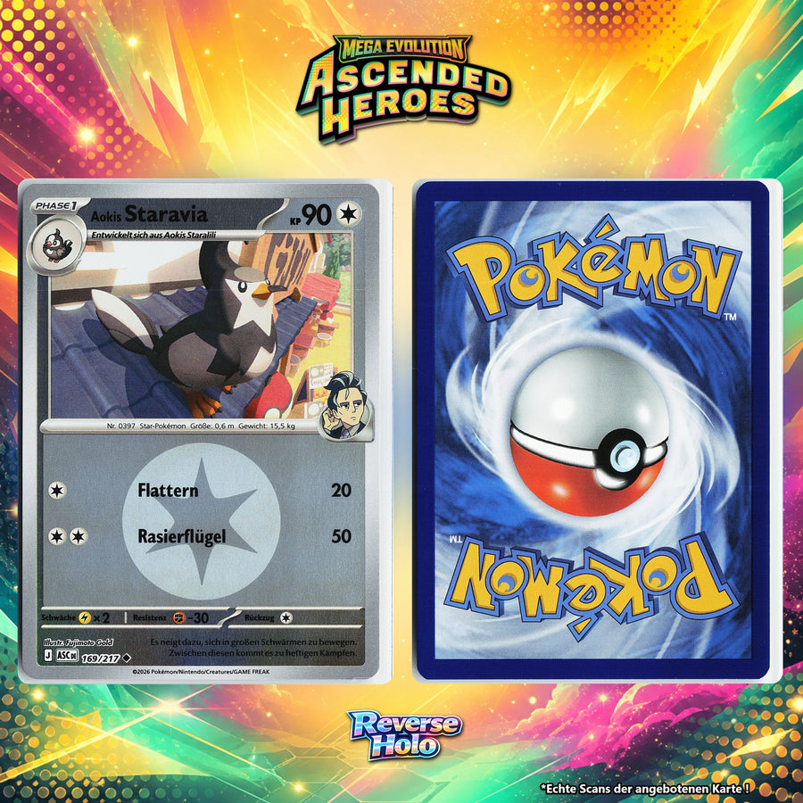 Aokis Staravia Reverse Holo Energy-Pattern ASC 169/217