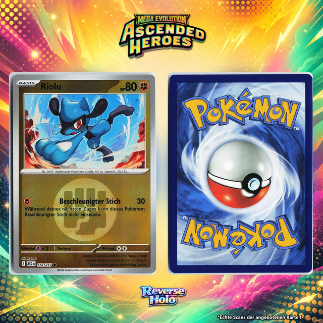 Riolu Reverse Holo Energy-Pattern ASC 112/217
