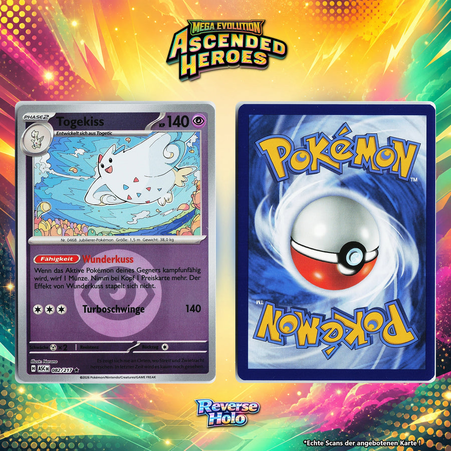Togekiss Reverse Holo Energy-Pattern ASC 82/217