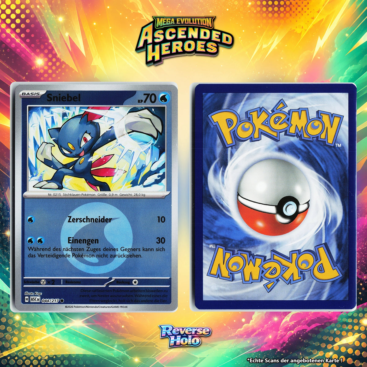 Sniebel Reverse Holo Energy-Pattern ASC 44/217