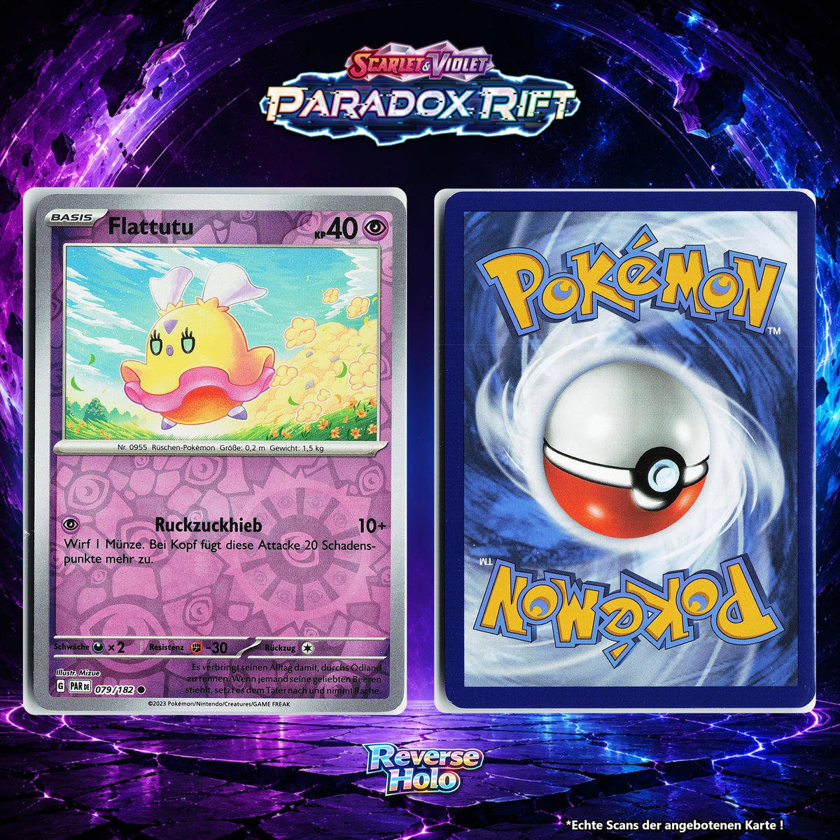 Flattutu Reverse Holo Energy-Pattern PAR 79/182