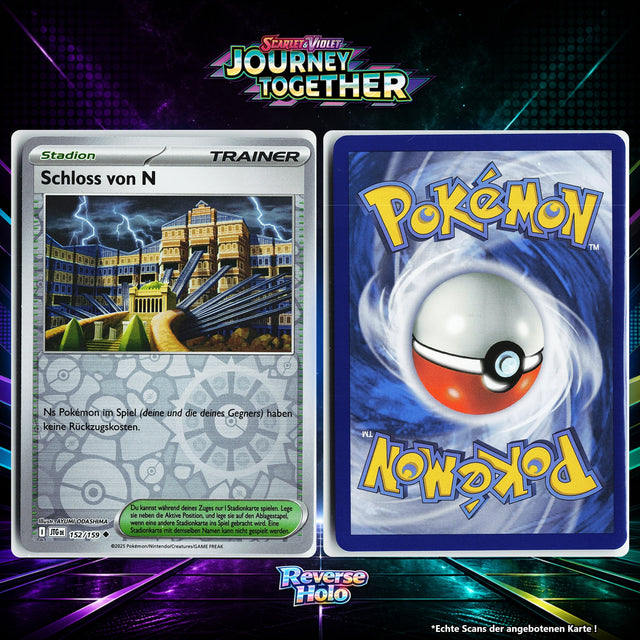 Schloss von N Reverse Holo Energy-Pattern JTG 152/159